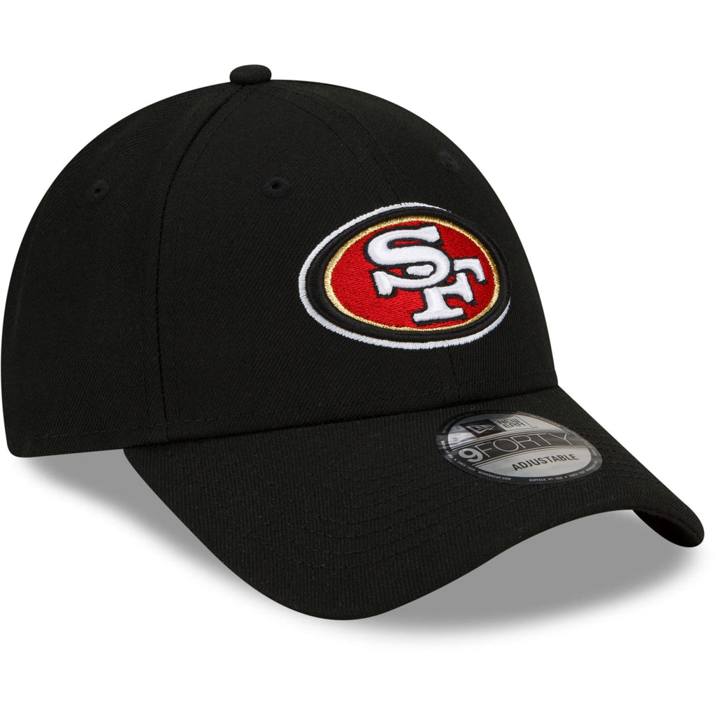 San Francisco 49ers Black The League 9FORTY Adjustable Game Cap product image 3, provided for visual reference and product
