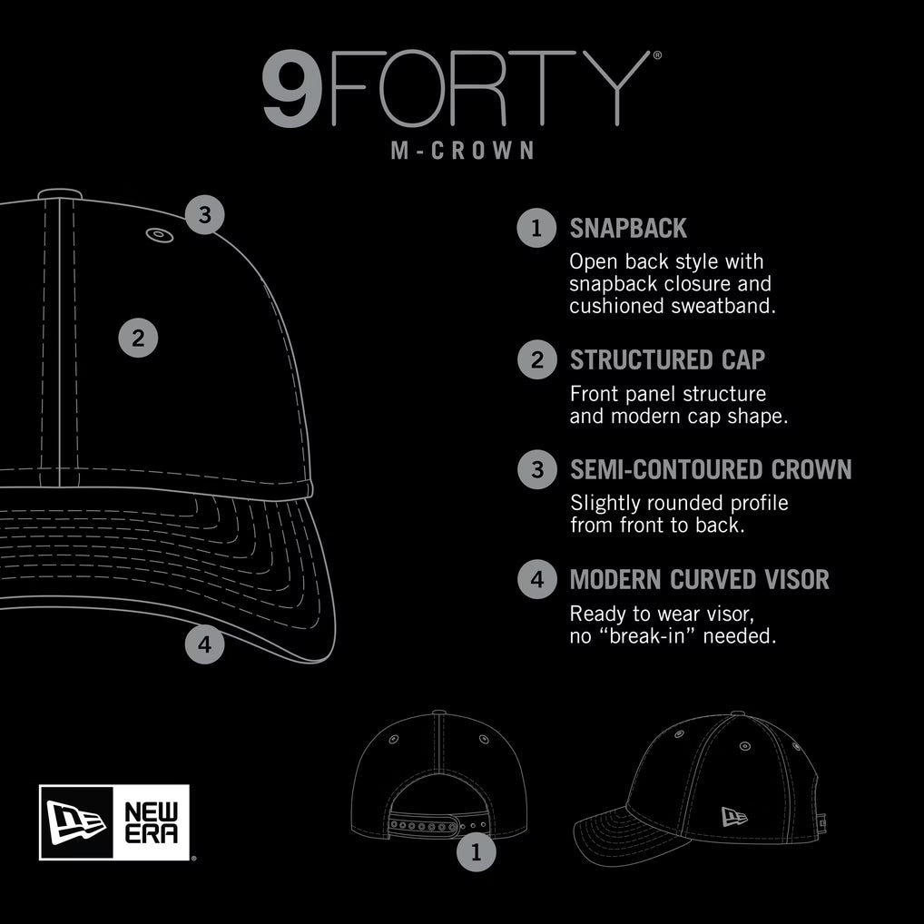 Philadelphia Phillies Crimson Alternate New Era Player Replica M-Crown 9FORTY Adjustable Hat product image 5, provided for