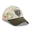 New Era Camo Chicago Bears 2025 Salute to Service 39THIRTY Flex Hat for Men product image 1, provided for visual reference