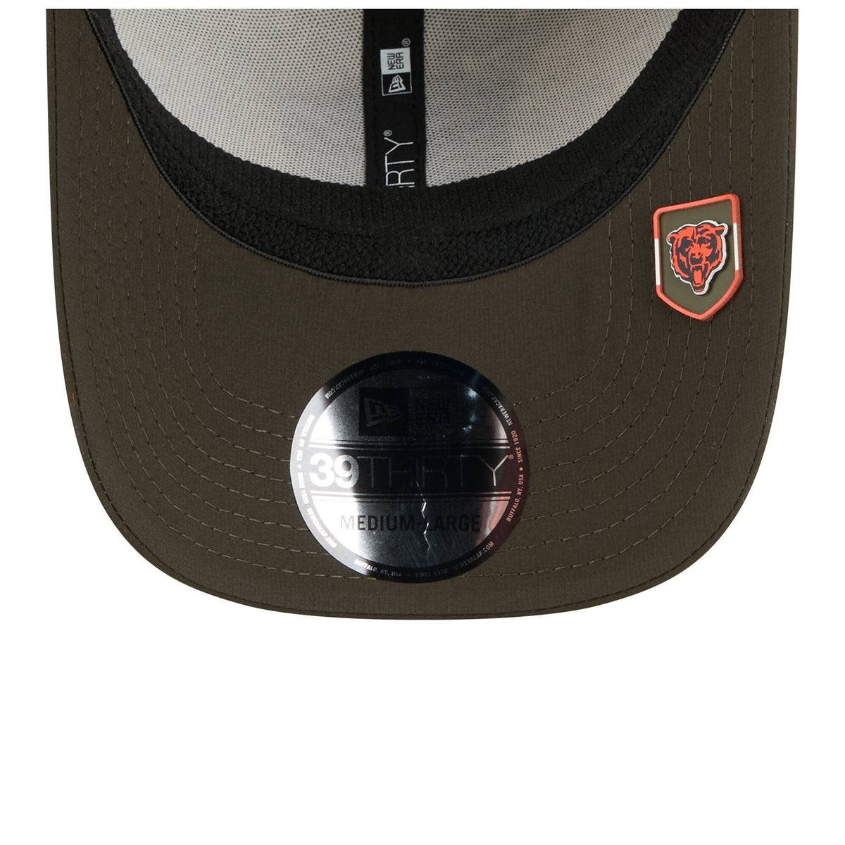 New Era Camo Chicago Bears 2025 Salute to Service 39THIRTY Flex Hat for Men product image 5, provided for visual reference