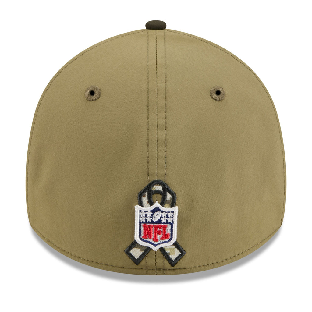 Buffalo Bills New Era Green 2025 Salute to Service 39THIRTY Flex Hat for Men product image 4, provided for visual reference