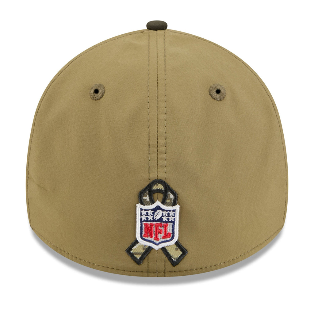 Miami Dolphins New Era Green 2025 Salute to Service 39THIRTY Flex Hat for Men product image 4, provided for visual reference