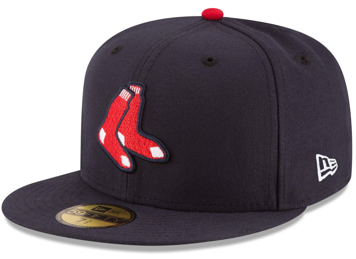 Boston Red Sox New Era Navy Alternate Game Authentic Collection On-Field 59FIFTY Fitted Hat for Men product image 1,