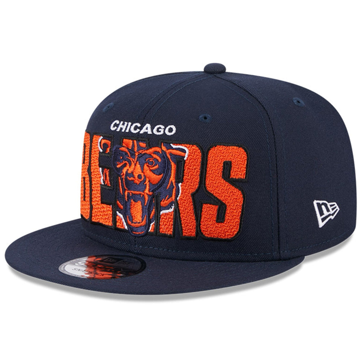 Chicago Bears New Era Navy 2023 NFL Draft 9FIFTY Snapback Adjustable Hat for Men product image 3, provided for visual