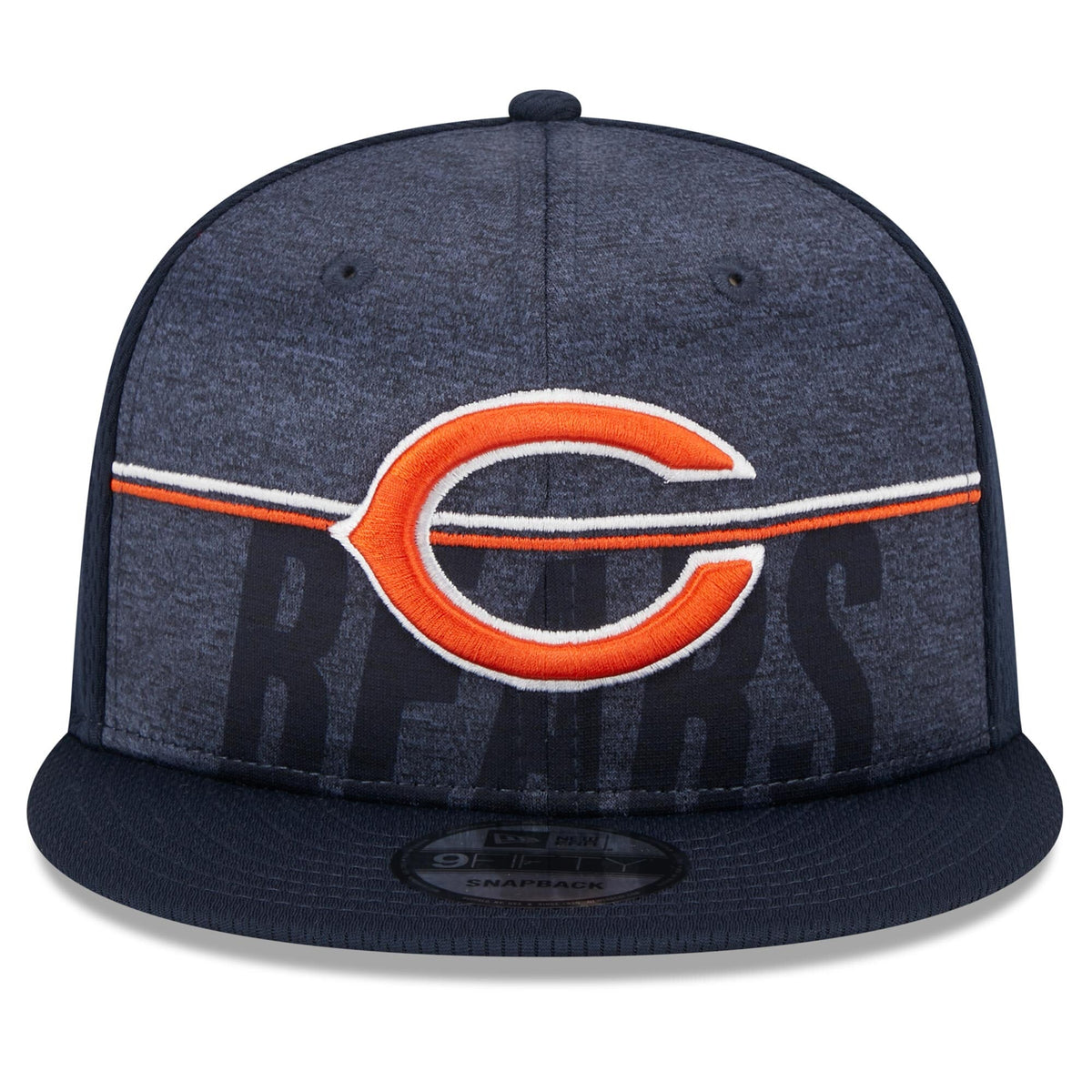 Chicago Bears New Era NFL 2023 Training Camp Navy Primary Logo 9FIFTY Snapback Adjustable Hat for Men product image 2,