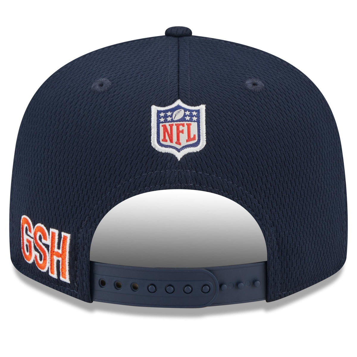 Chicago Bears New Era NFL 2023 Training Camp Navy Primary Logo 9FIFTY Snapback Adjustable Hat for Men product image 4,