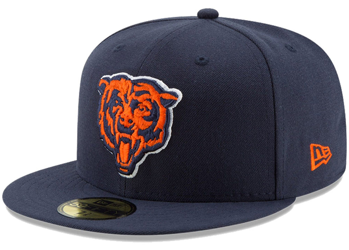 Chicago Bears New Era NFL Team Basic Navy 59FIFTY Cap product image 1, provided for visual reference and product detail