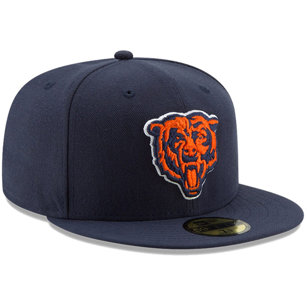 Chicago Bears New Era NFL Team Basic Navy 59FIFTY Cap product image 3, provided for visual reference and product detail