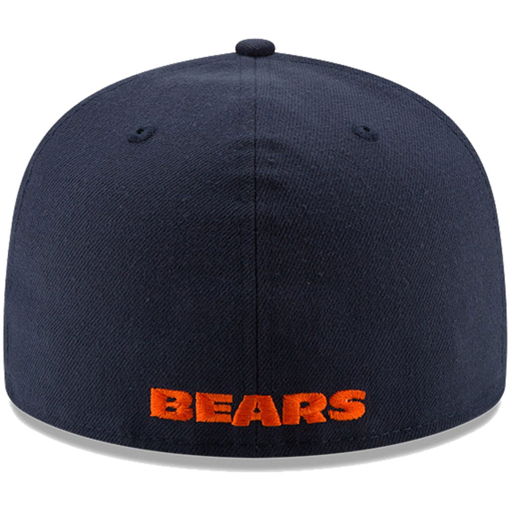 Chicago Bears New Era NFL Team Basic Navy 59FIFTY Cap product image 4, provided for visual reference and product detail