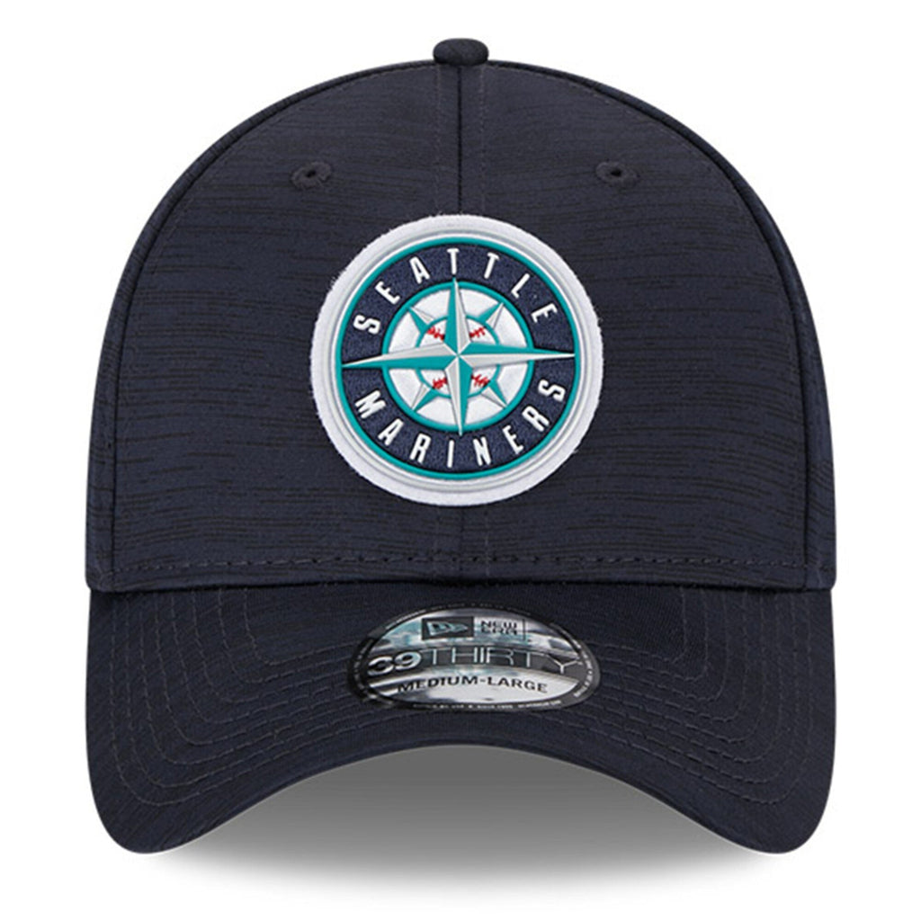 Seattle Mariners New Era Navy 2023 Clubhouse 39THIRTY Flex Hat for Men product image 2, provided for visual reference and