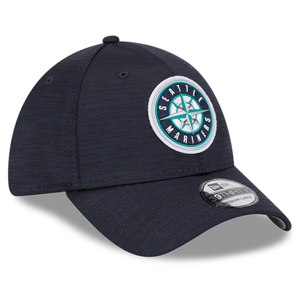 Seattle Mariners New Era Navy 2023 Clubhouse 39THIRTY Flex Hat for Men product image 3, provided for visual reference and