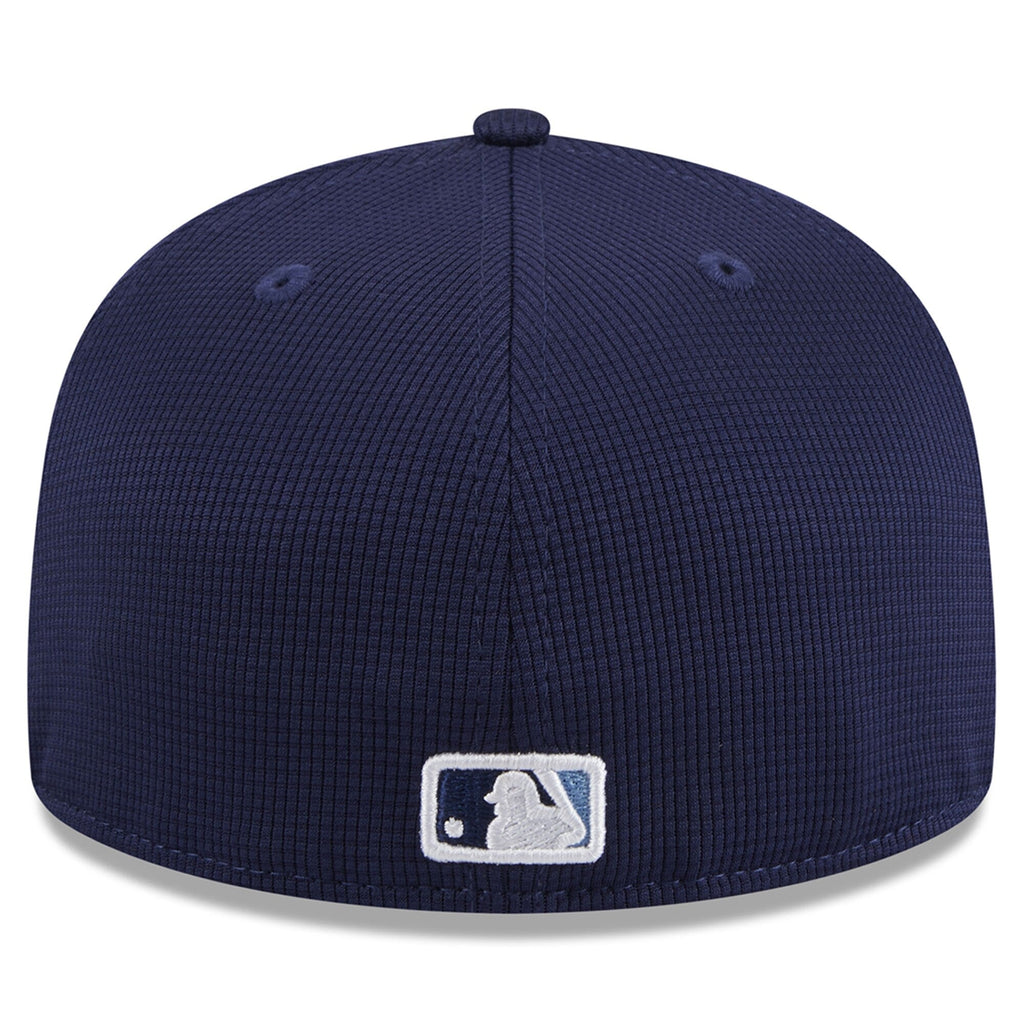 Tampa Bay Rays Navy 2024 Batting Practice 59FIFTY Fitted Hat for Men product image 4, provided for visual reference and