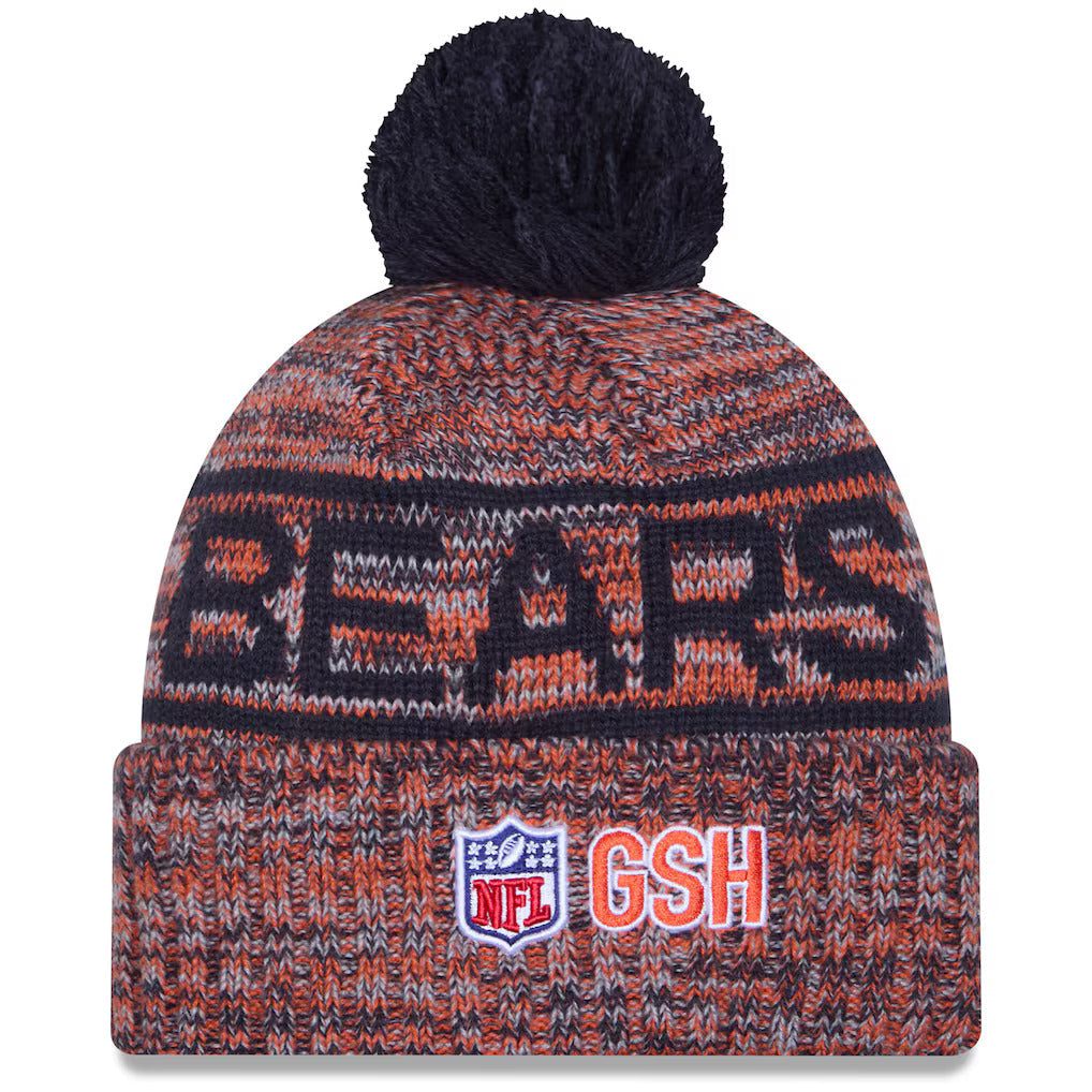 Chicago Bears 2025 New Era Official Sideline "C" Sport Knit Hat product image 2, provided for visual reference and product