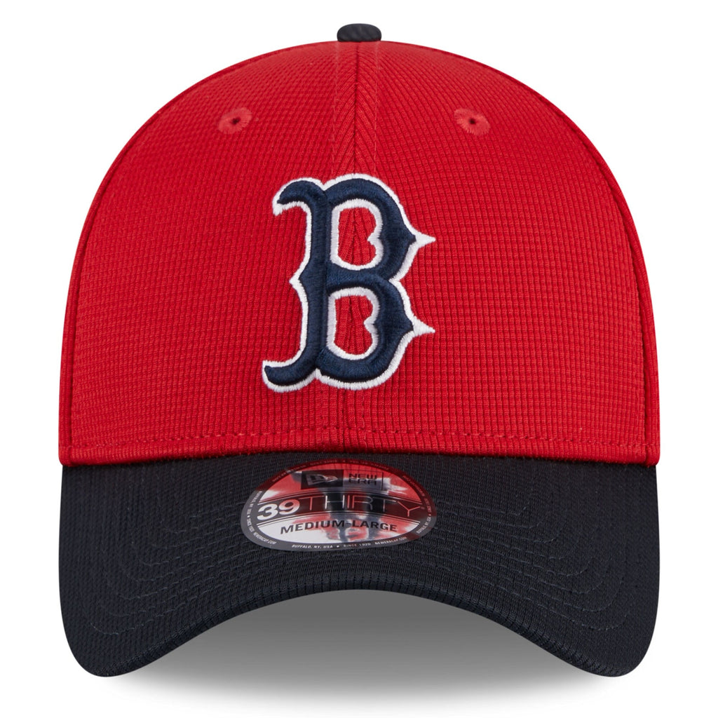 Boston Red Sox New Era Red/Navy 2025 Batting Practice 39THIRTY Flex Hat for Men product image 2, provided for visual