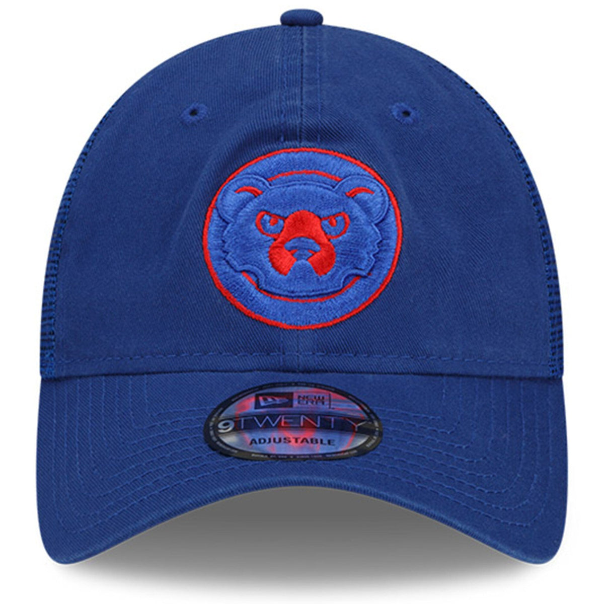 Chicago Cubs Royal Batting Practice 9TWENTY Adjustable Mesh Hat By New Era for Men product image 2, provided for visual