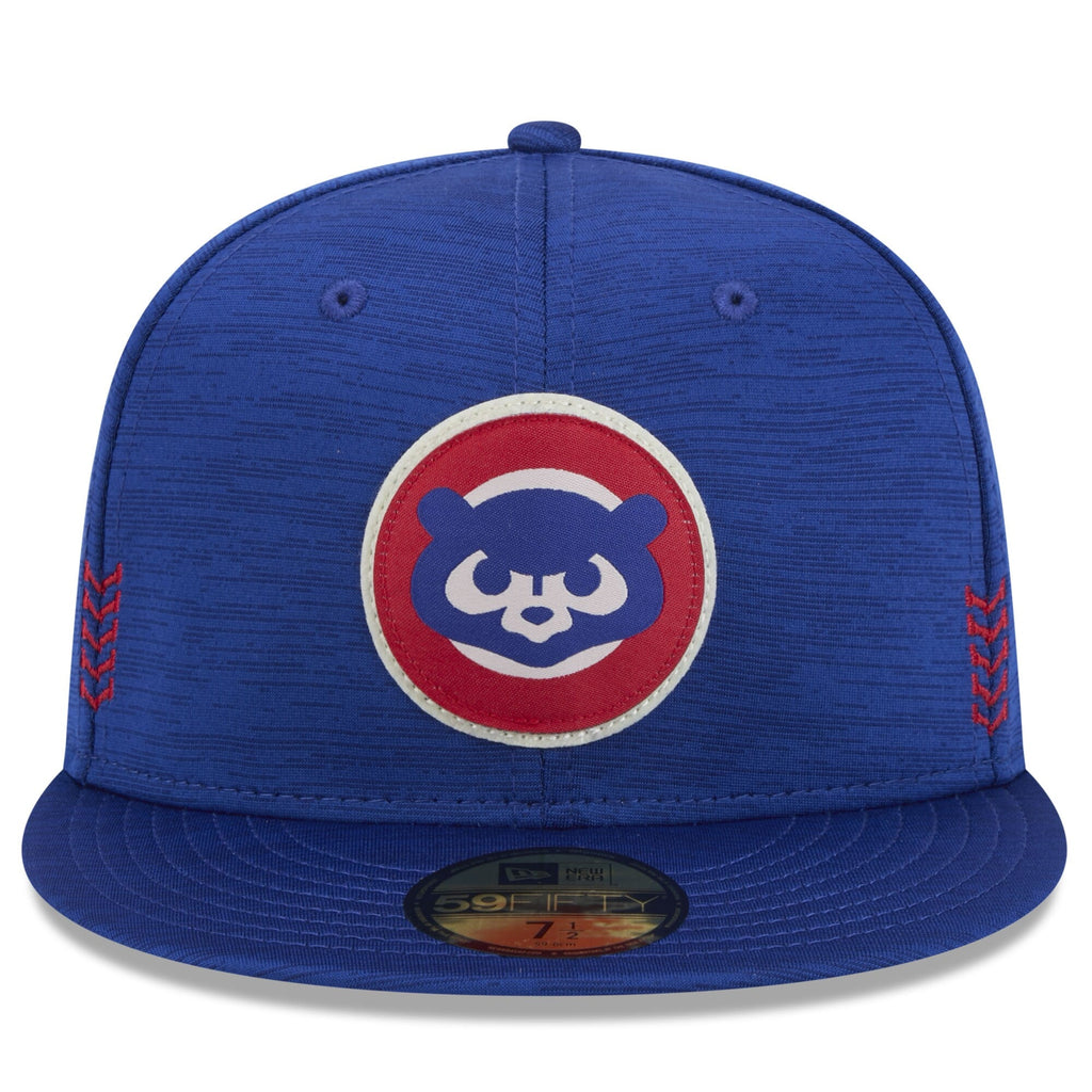 Chicago Cubs New Era Royal 2024 Clubhouse 59FIFTY Fitted Hat for Men product image 2, provided for visual reference and