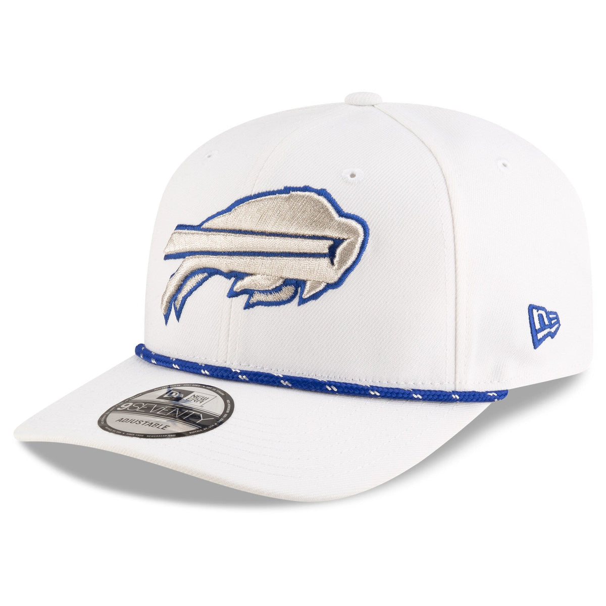 Buffalo Bills New Era Rivalry White 9SEVENTY Adjustable Hat product image 1, provided for visual reference and product