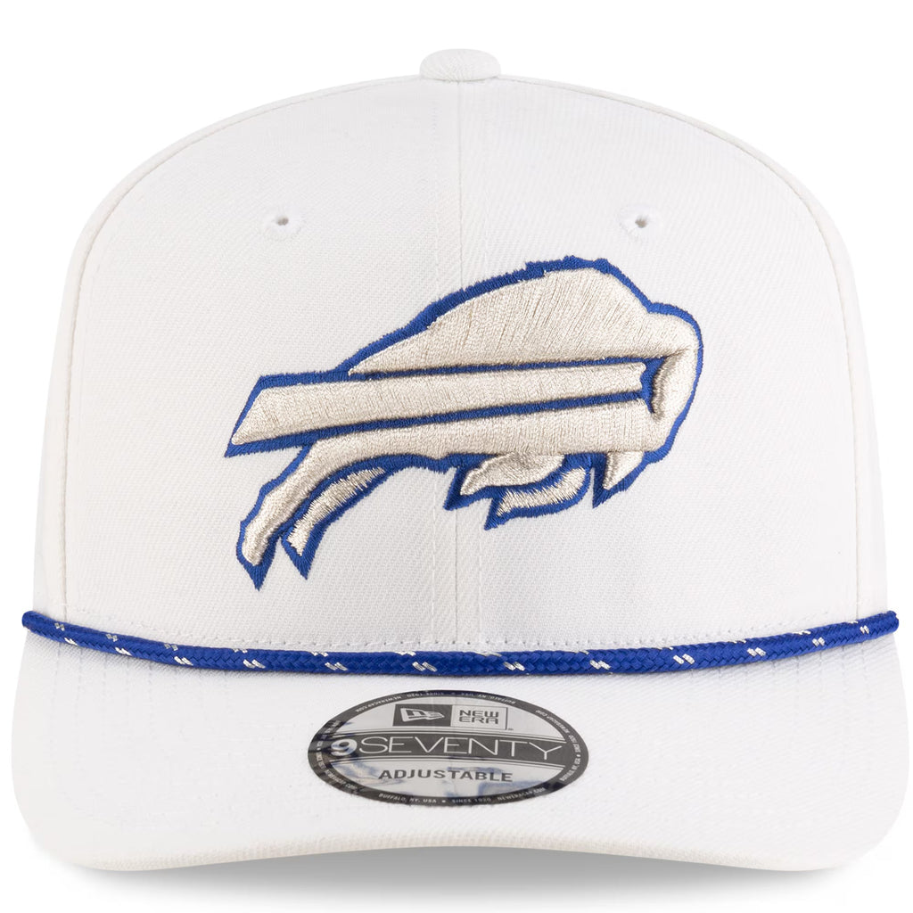 Buffalo Bills New Era Rivalry White 9SEVENTY Adjustable Hat product image 2, provided for visual reference and product