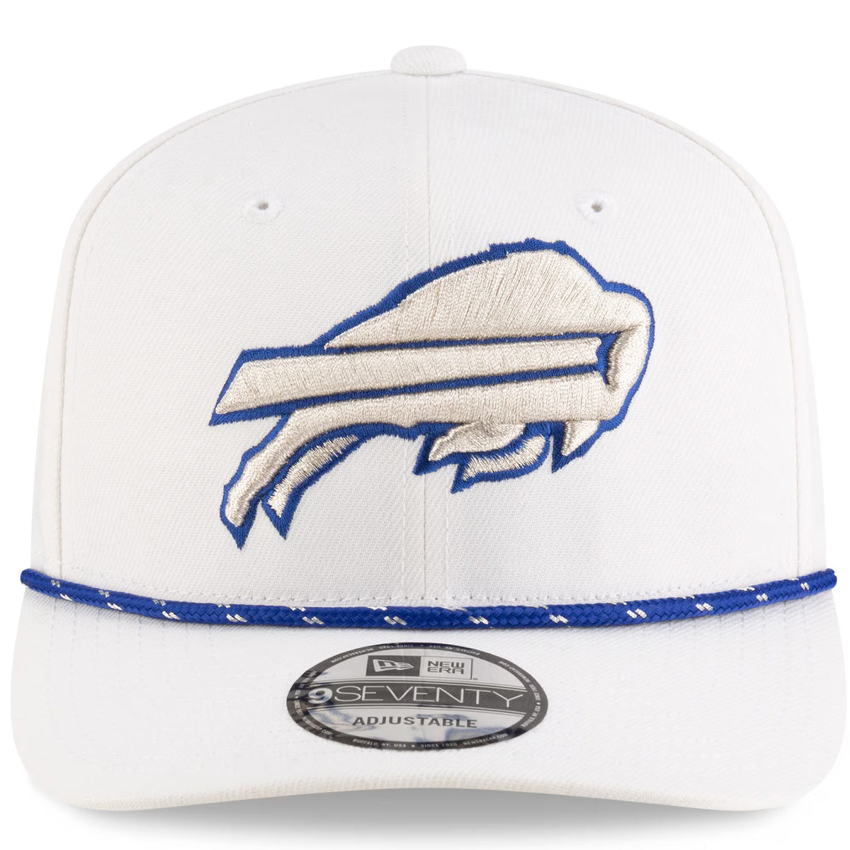 Buffalo Bills New Era Rivalry White 9SEVENTY Adjustable Hat product image 2, provided for visual reference and product
