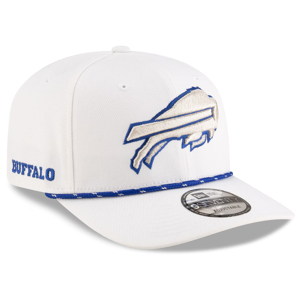 Buffalo Bills New Era Rivalry White 9SEVENTY Adjustable Hat product image 3, provided for visual reference and product