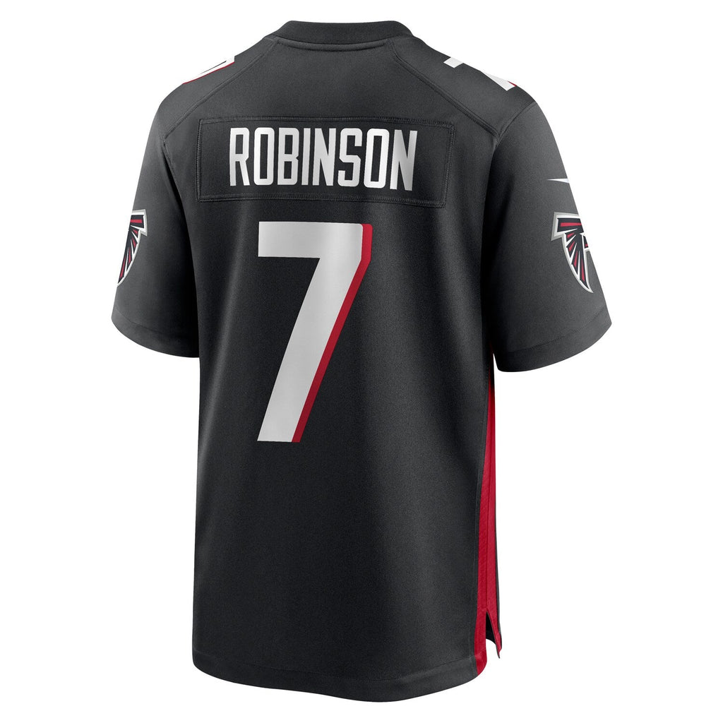 Bijan Robinson Atlanta Falcons Nike Black Game Replica Jersey for Men product image 3, provided for visual reference and