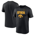 Iowa Hawkeyes Nike Black Legend T-Shirt for Men product image 1, provided for visual reference and product detail review