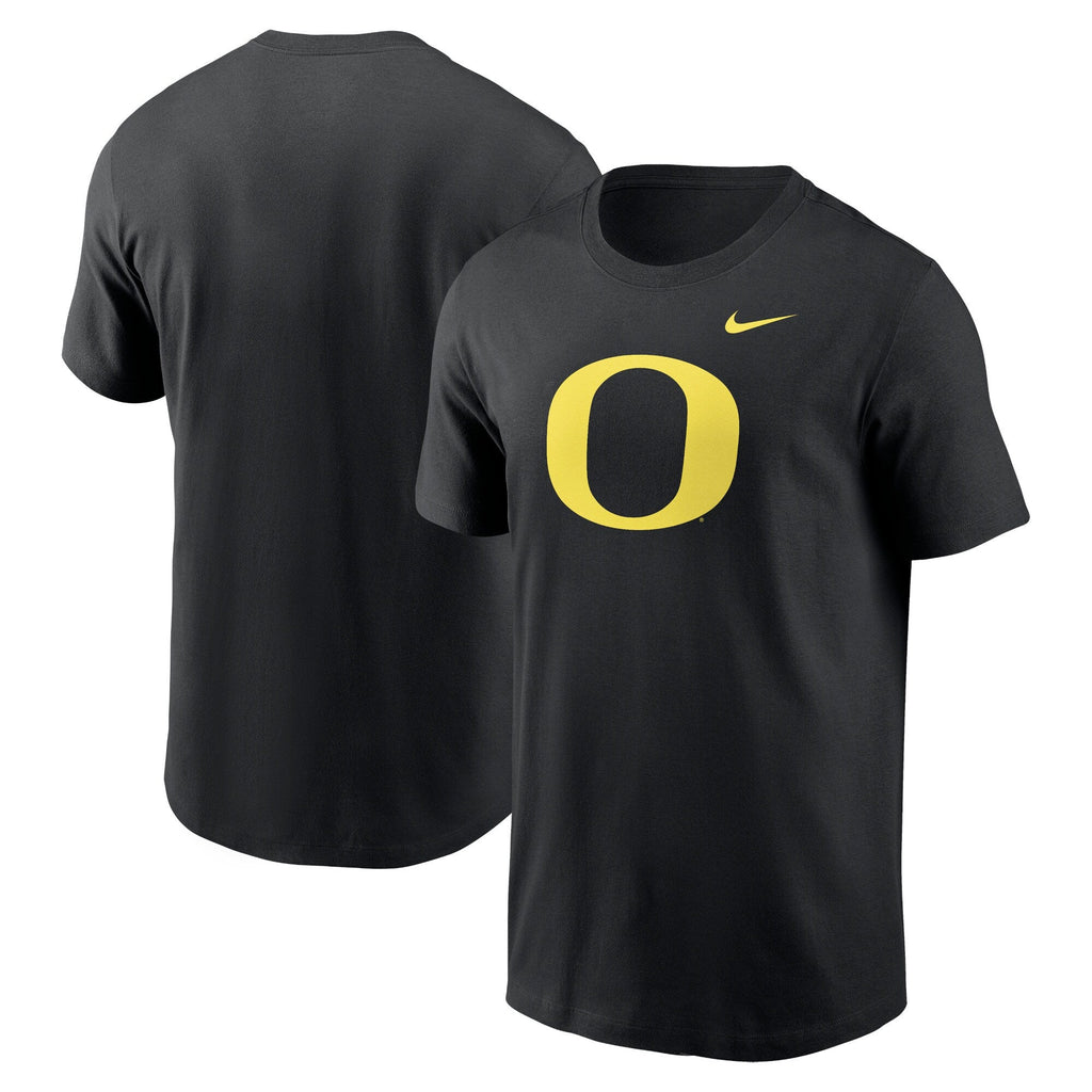 Oregon Ducks Nike Black Primary Logo T-Shirt for Men product image 1, provided for visual reference and product detail review