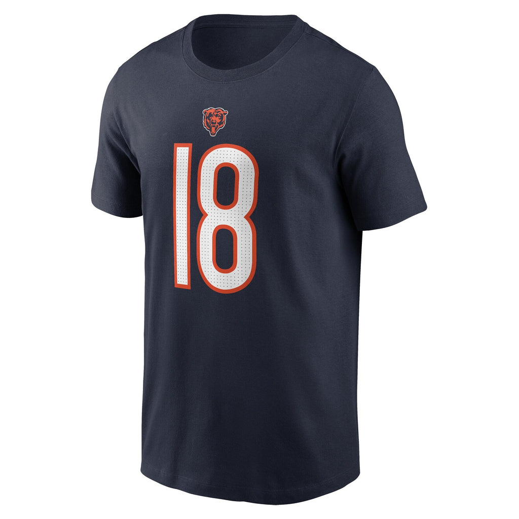Nike Caleb Williams Navy Chicago Bears Name & Number T-Shirt for Men product image 2, provided for visual reference and