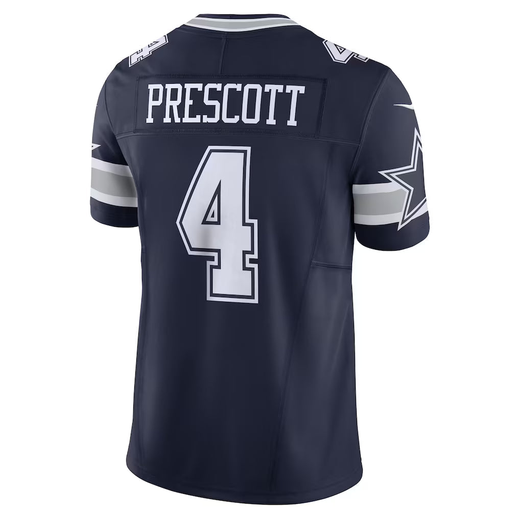 Nike Dak Prescott Navy Dallas Cowboys Vapor F.U.S.E. Limited Jersey for Men product image 3, provided for visual reference