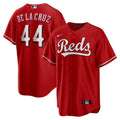 Cincinnati Reds Elly De La Cruz Nike Red Alternate Replica Jersey for Men product image 1, provided for visual reference and