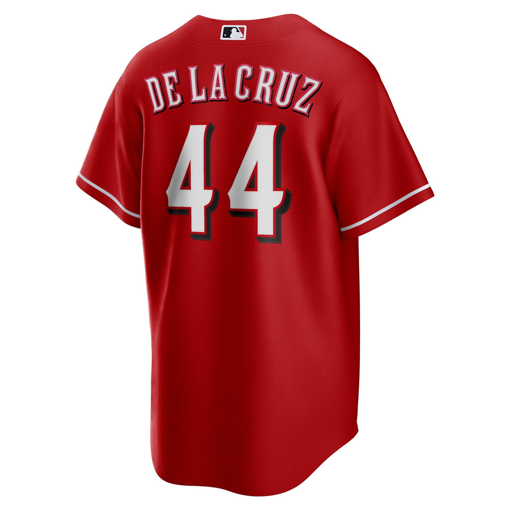 Cincinnati Reds Elly De La Cruz Nike Red Alternate Replica Jersey for Men product image 3, provided for visual reference and