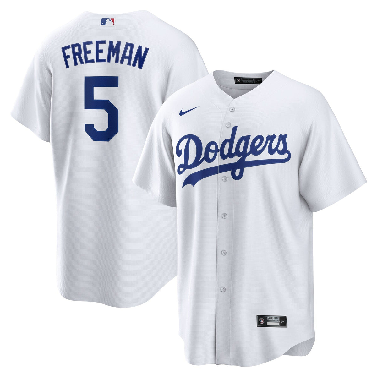 Los Angeles Dodgers Freddie Freeman Nike White Replica Player Jersey for Men product image 1, provided for visual reference