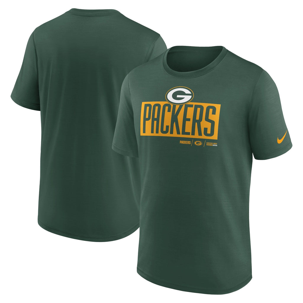 Green Bay Packers Nike Exceed Green Performance T-Shirt for Men product image 1, provided for visual reference and product