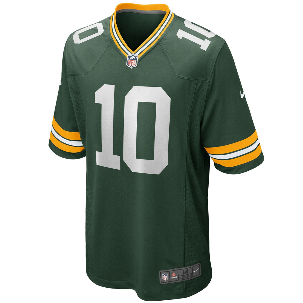Green Bay Packers Jordan Love Nike Green Player Game Jersey for Men product image 2, provided for visual reference and