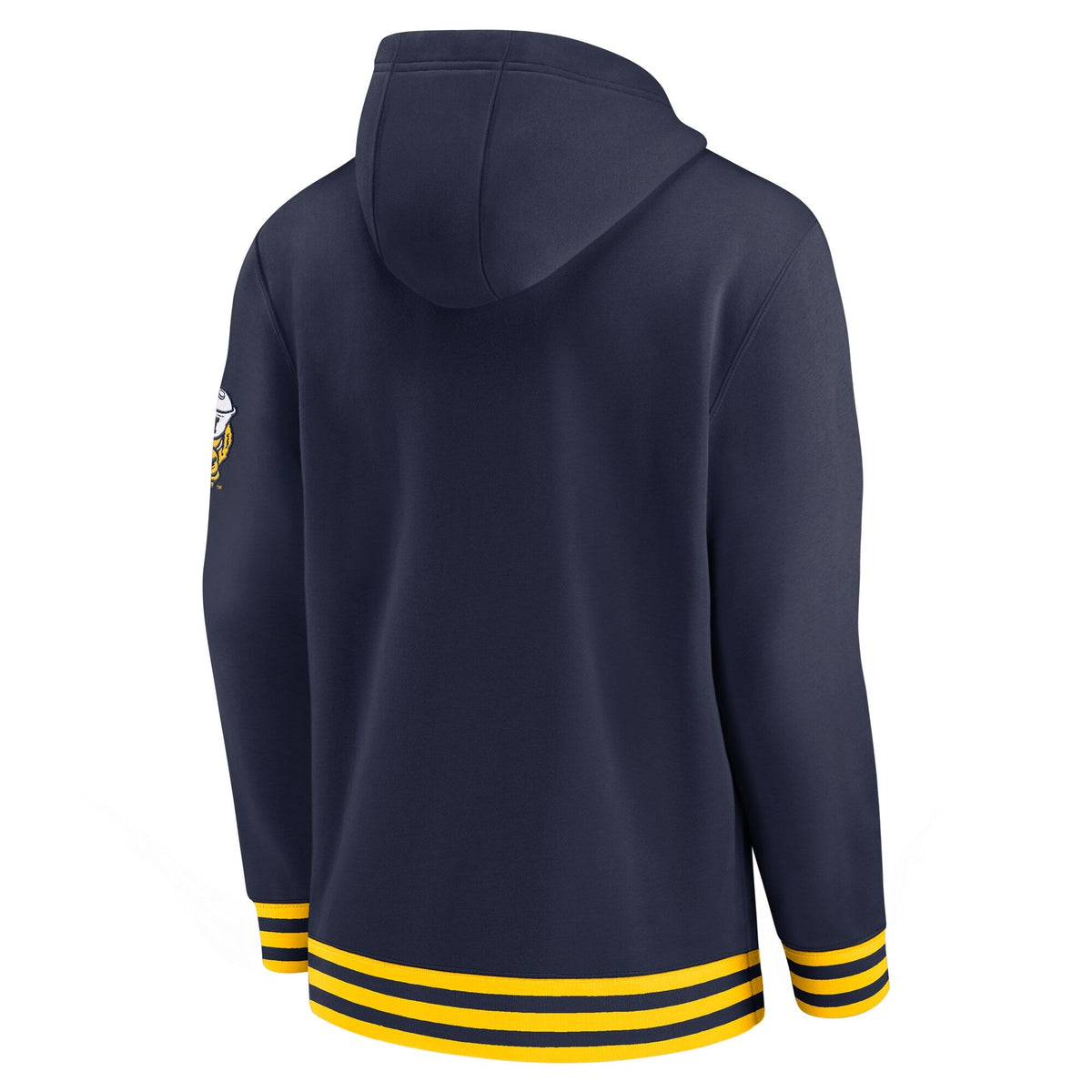 Michigan Wolverines Nike Navy Legacy Retro Pullover Hoodie product image 3, provided for visual reference and product detail