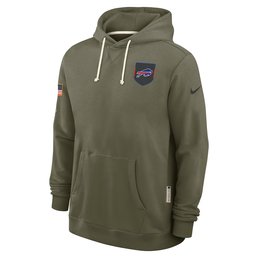 Buffalo Bills Nike Olive Green 2025 Salute To Service Club Pullover Hoodie for Men product image 1, provided for visual