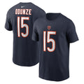 Nike Rome Odunze Navy Chicago Bears Name & Number T-Shirt for Men product image 1, provided for visual reference and product
