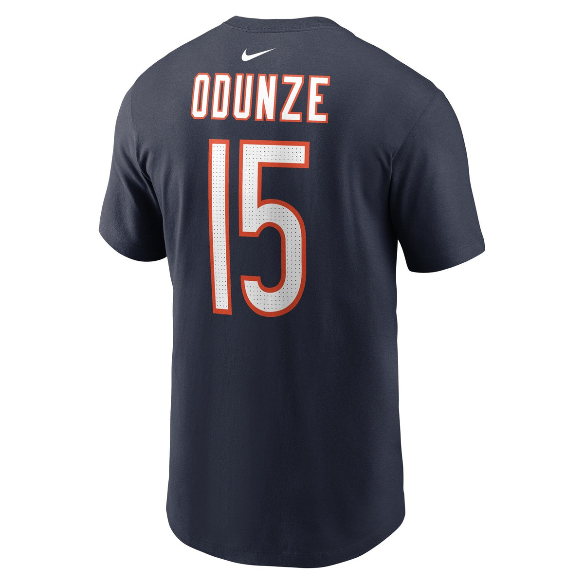 Nike Rome Odunze Navy Chicago Bears Name & Number T-Shirt for Men product image 3, provided for visual reference and product