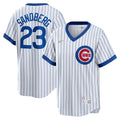 Chicago Cubs Ryne Sandberg Nike White Home Cooperstown Collection Player Premium Jersey for Men product image 1, provided