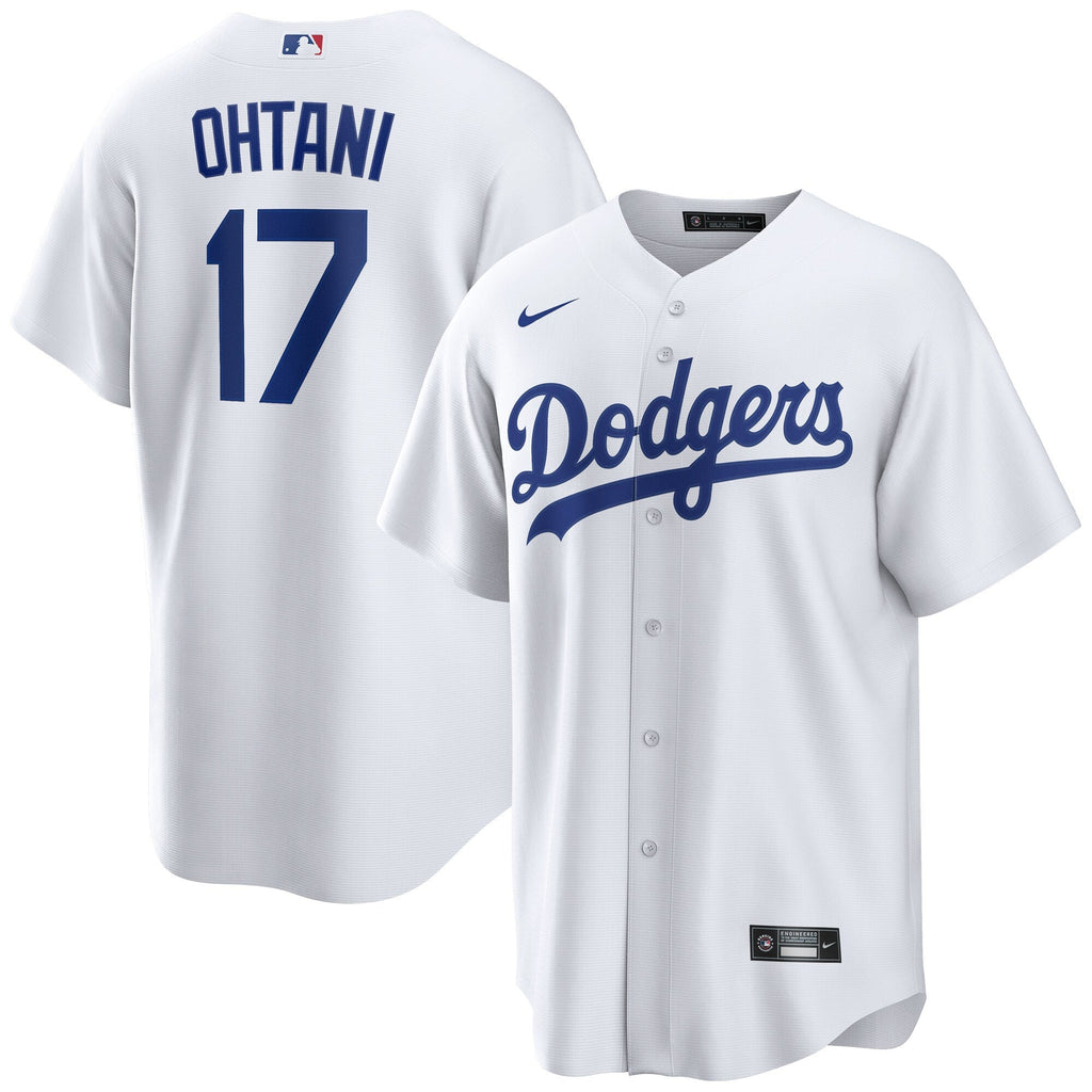 Shohei Ohtani Los Angeles Dodgers Nike White Home Replica Team Jersey for Men product image 1, provided for visual reference