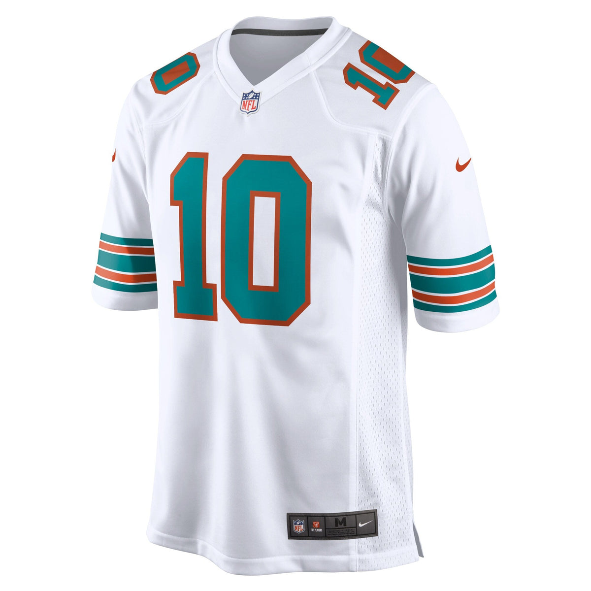 Youth Tyreek Hill Miami Dolphins Nike White Alternate Game Replica Jersey product image 2, provided for visual reference and
