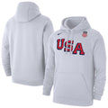 Nike Men USA Hockey Nike 2026 Club Hoodie - White product image 1, provided for visual reference and product detail review