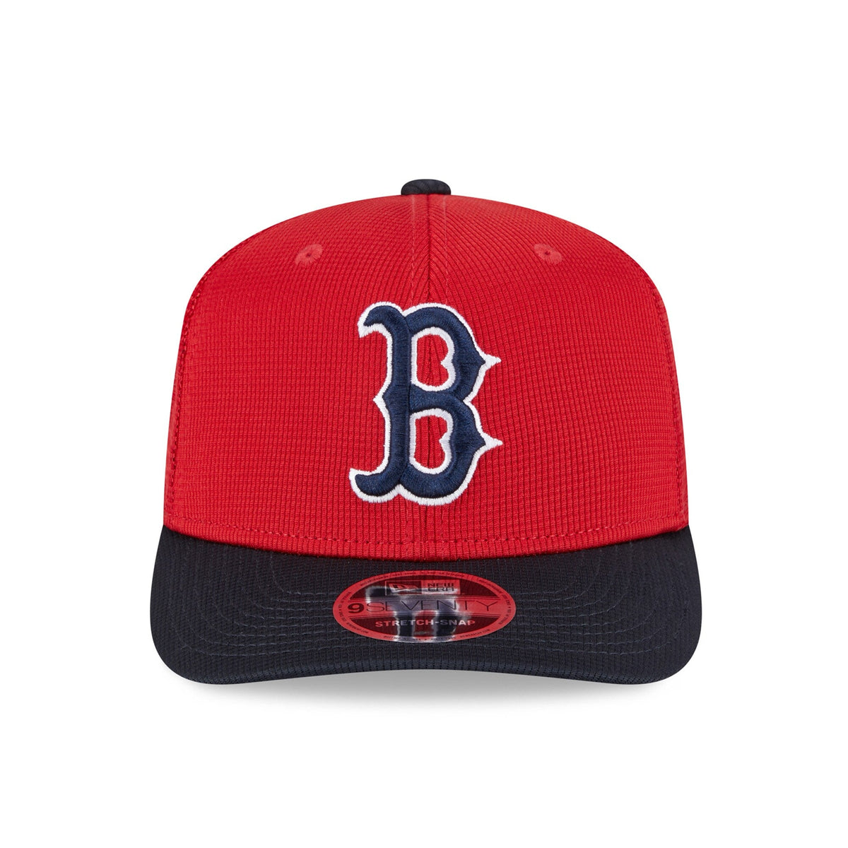 Boston Red Sox New Era Red/Navy Batting Practice 9SEVENTY Trucker Hat product image 2, provided for visual reference and