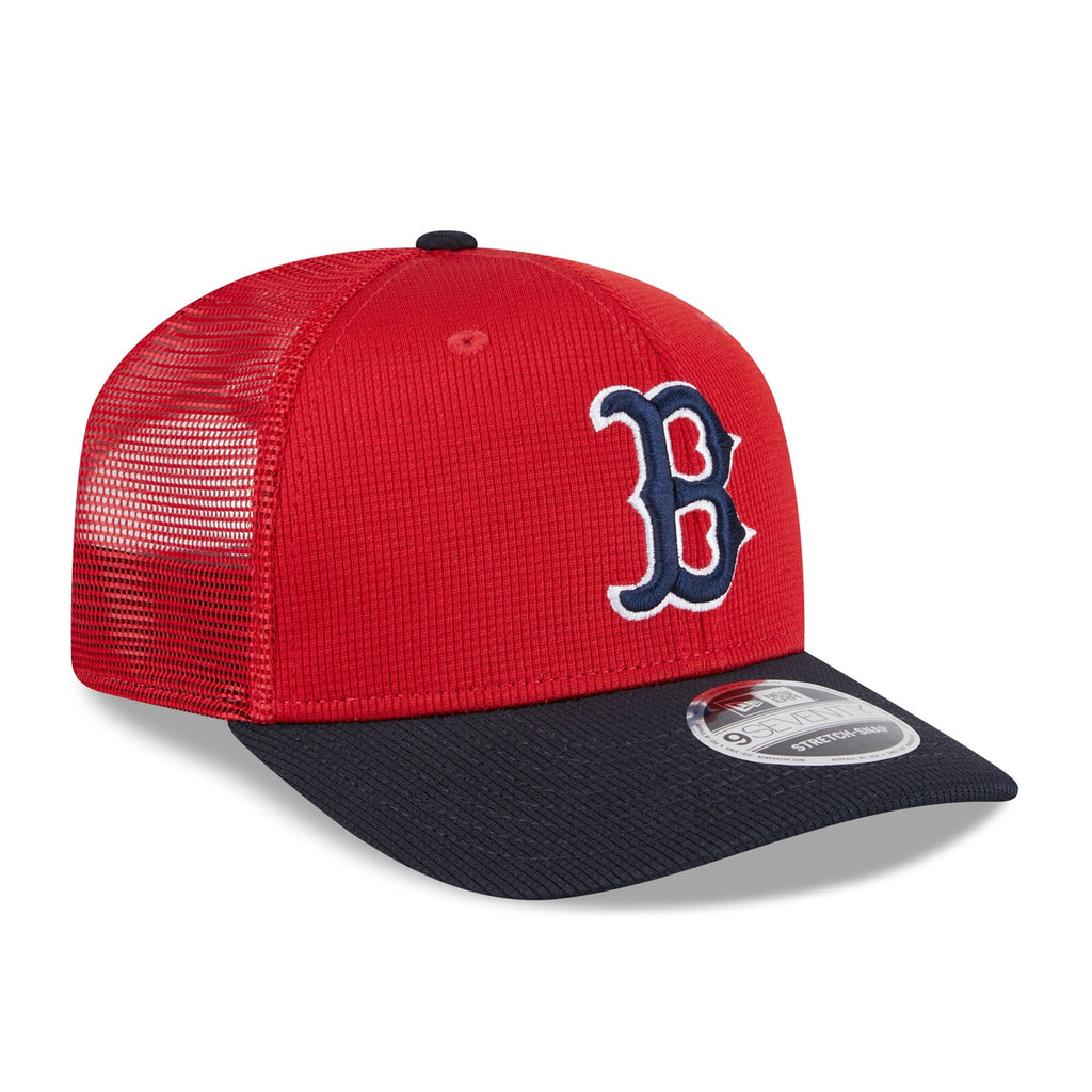 Boston Red Sox New Era Red/Navy Batting Practice 9SEVENTY Trucker Hat product image 3, provided for visual reference and