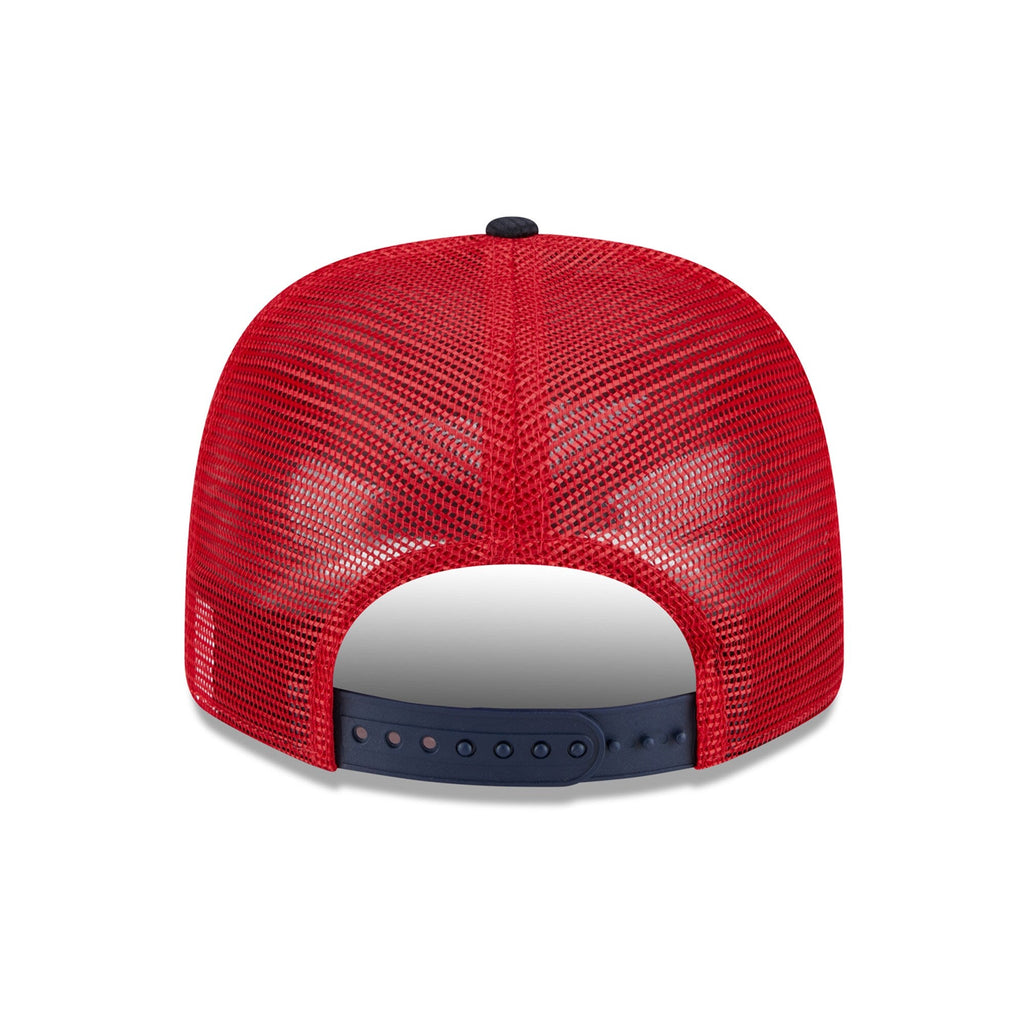 Boston Red Sox New Era Red/Navy Batting Practice 9SEVENTY Trucker Hat product image 6, provided for visual reference and