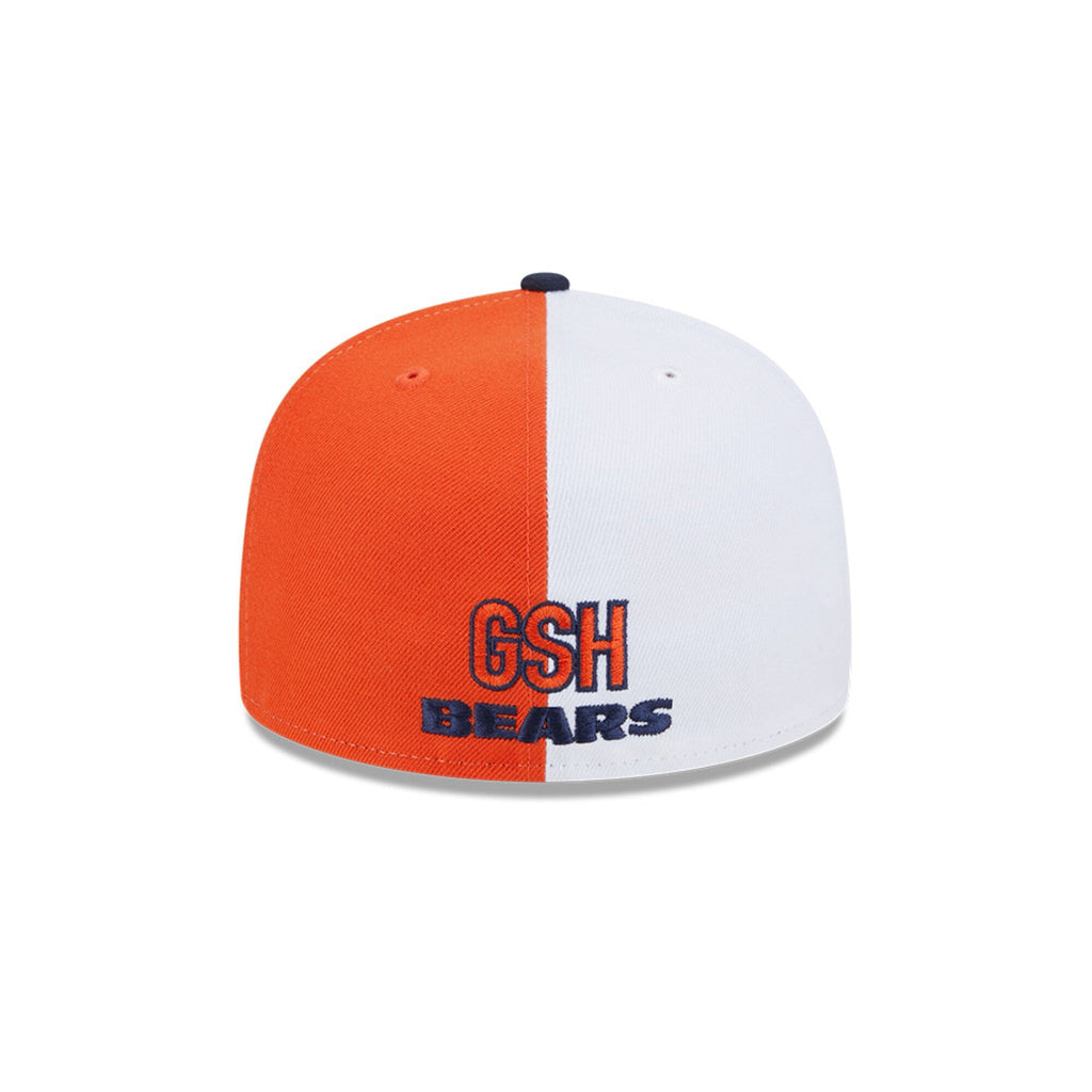 Chicago Bears 2023 Sideline Primary Logo Navy/Orange/White New Era 59FIFTY Fitted Hat product image 3, provided for visual