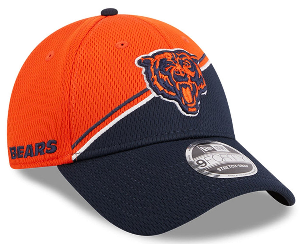 Chicago Bears New Era Orange/Navy 2023 NFL 9FORTY Adjustable Hat for Men product image 1, provided for visual reference and
