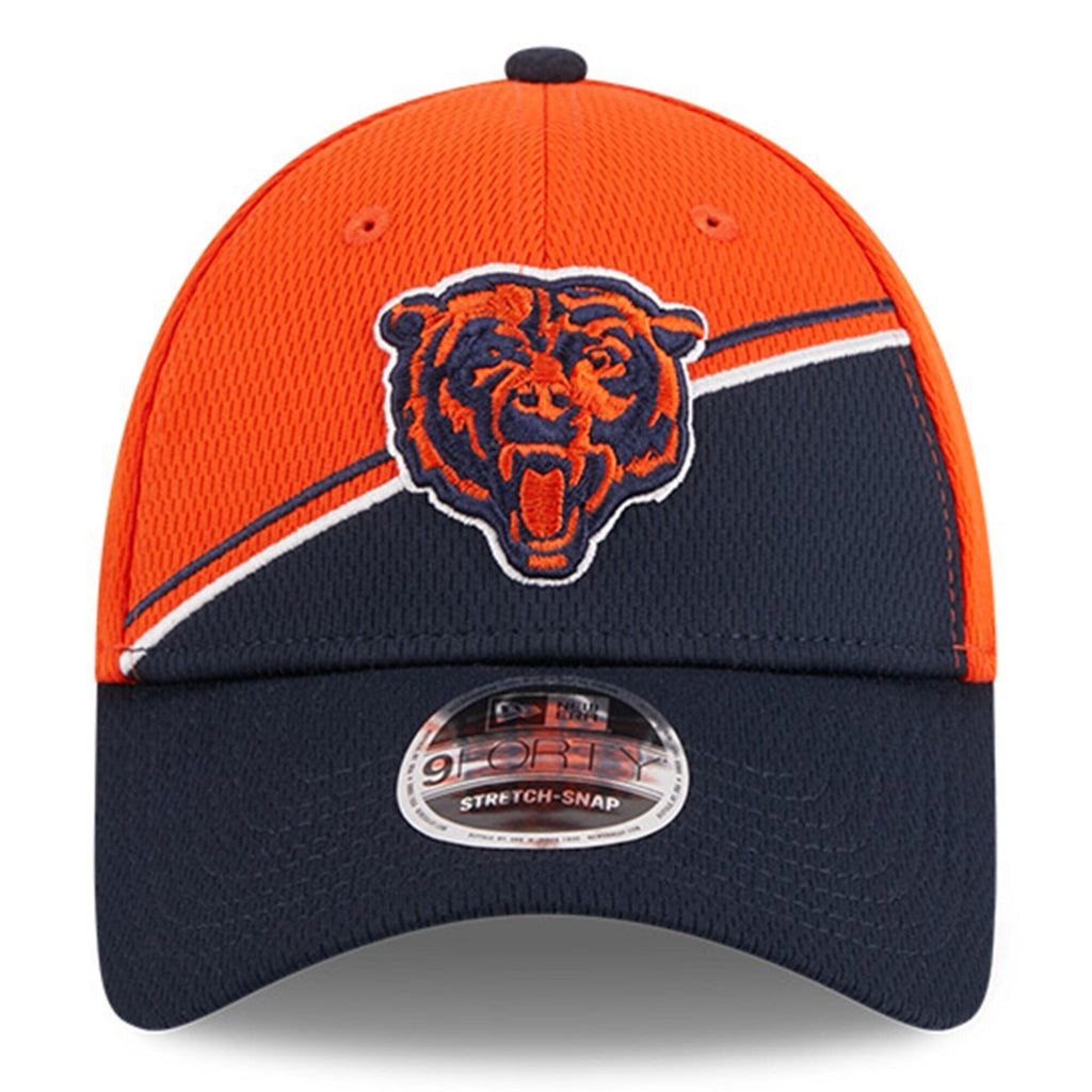 Chicago Bears New Era Orange/Navy 2023 NFL 9FORTY Adjustable Hat for Men product image 2, provided for visual reference and
