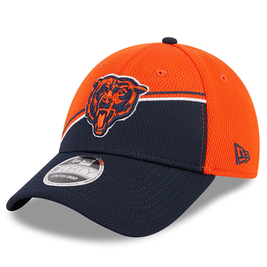 Chicago Bears New Era Orange/Navy 2023 NFL 9FORTY Adjustable Hat for Men product image 3, provided for visual reference and