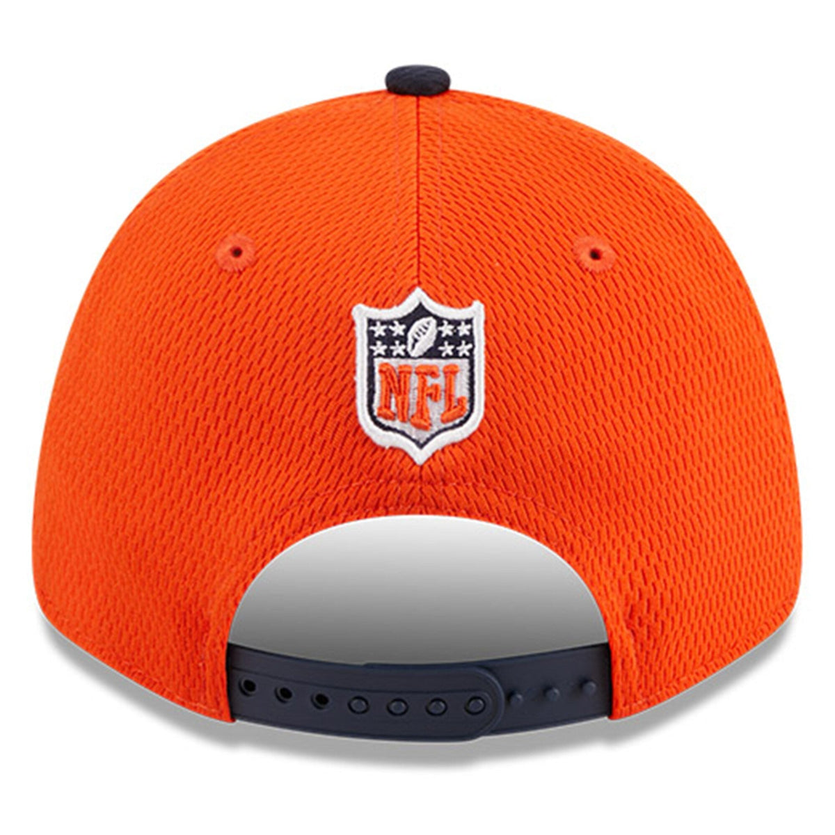 Chicago Bears New Era Orange/Navy 2023 NFL 9FORTY Adjustable Hat for Men product image 4, provided for visual reference and